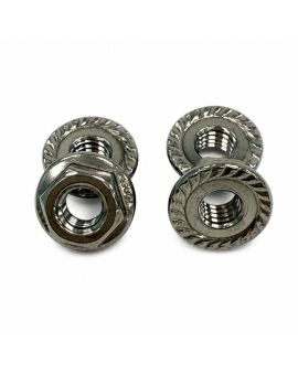 Stainless Steel 304 Serrated Hex Flange Nut
