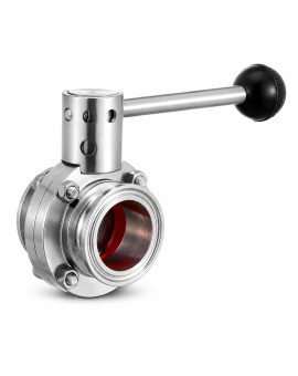 2" Tri Clamp Butterfly Valve Stainless Steel 304 (2" Tube OD)