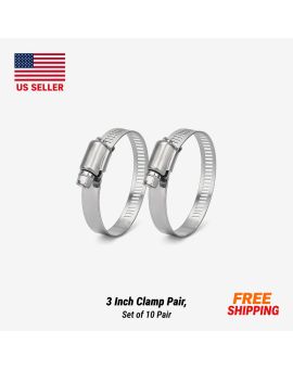3 Inch Clamp Pair, Set of 10 Pair
