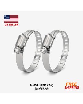 6 Inch Clamp, Set of 50 Pair