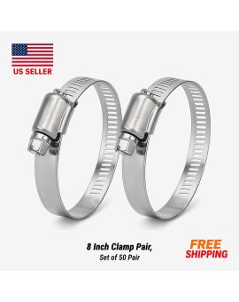 8 Inch Clamp, Set of 50 Pair