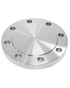 6" Blind Flange Class 150 Raised Face SS ASME B16.5 8-Bolt